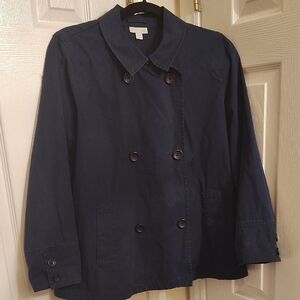J. Jill Midnight Blue Petite Jacket